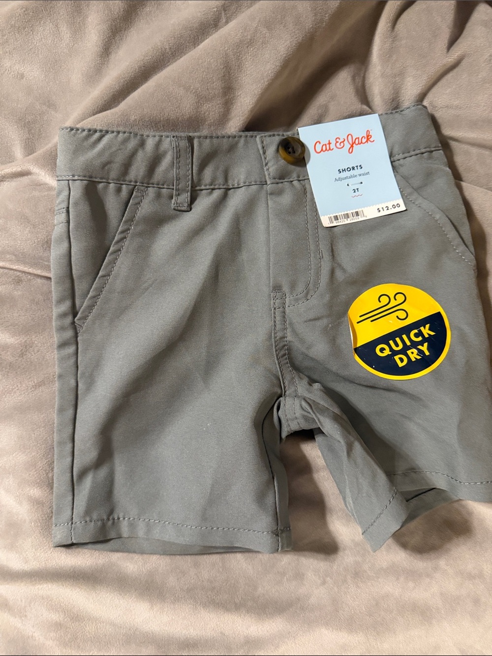 Cat & Jack Gray Quick-Dry Kids Shorts